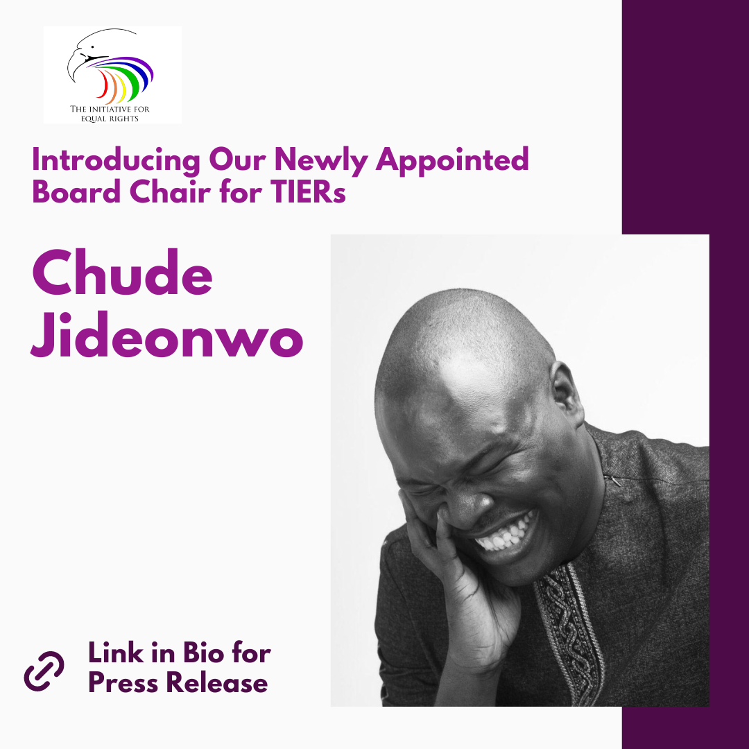 Press Release: Chude Jideonwo Appointed Board Chair For TIERs